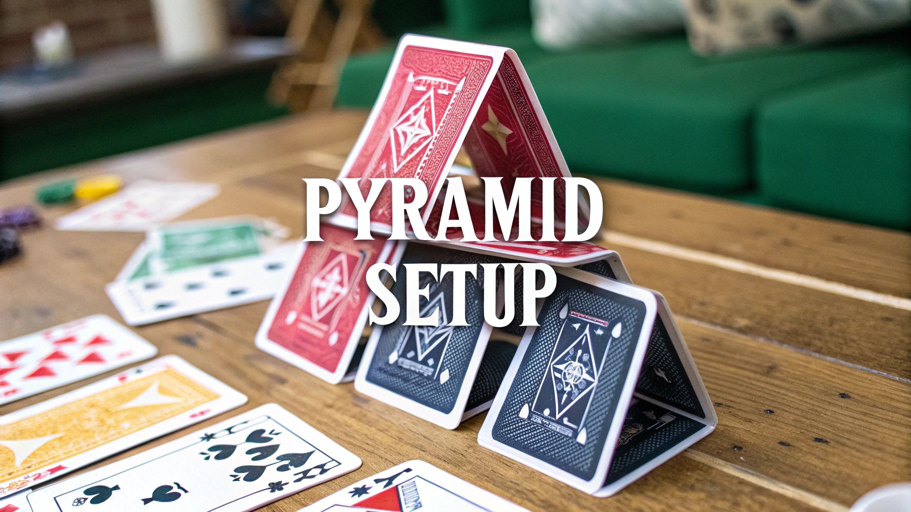 Setting up a Pyramid Solitaire game