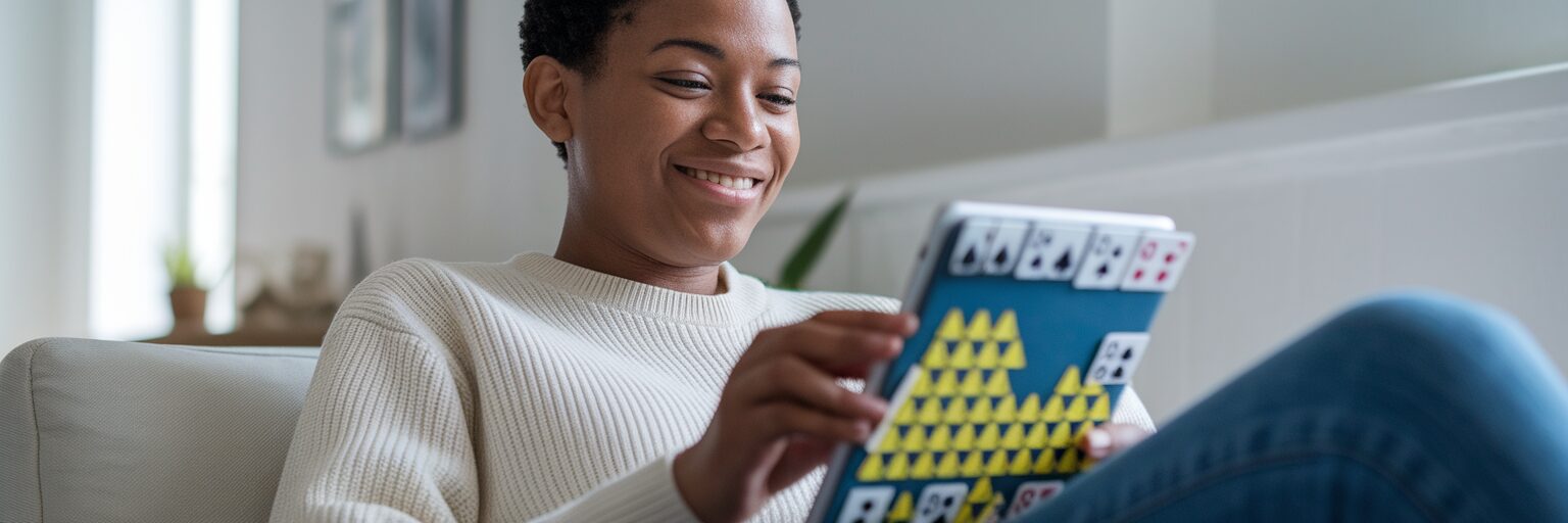 Practicing Pyramid Solitaire online